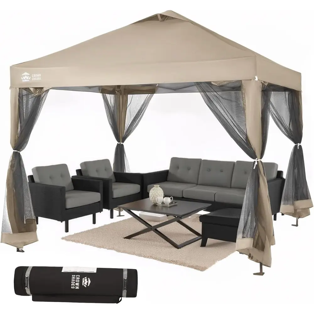 Outdoor Camping Mosquito Net - Namiot moskitiera 10x10 z 4 linkami,