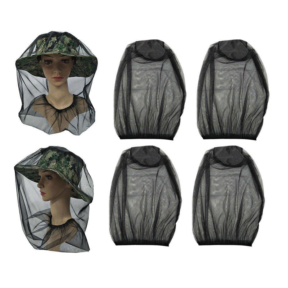 Outdoor Camping Mosquito Net - 4 szt. Siatka na głowę przeciw