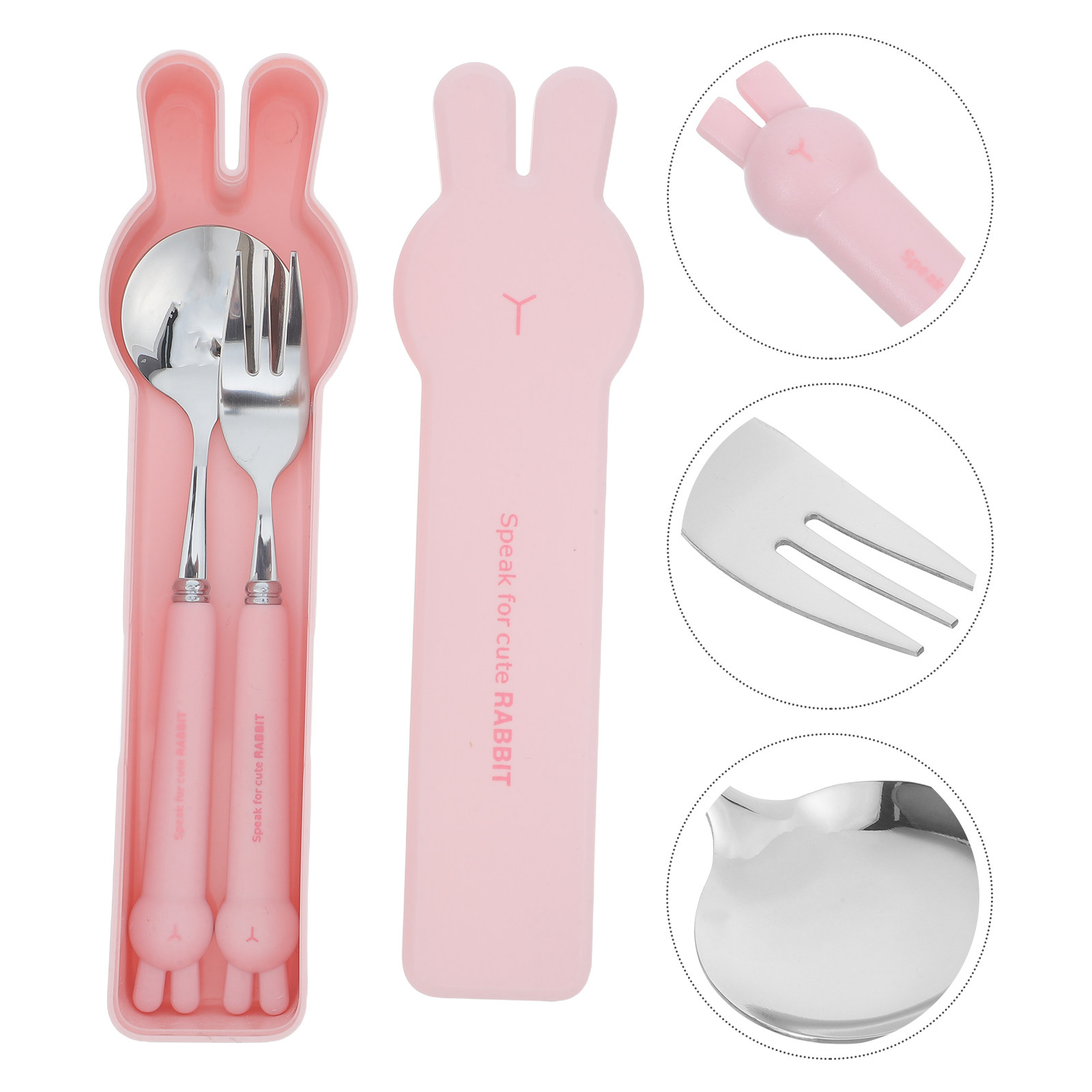 Camp Utensil Set - 1 zestaw sztućców ze stali nierdzewnej,