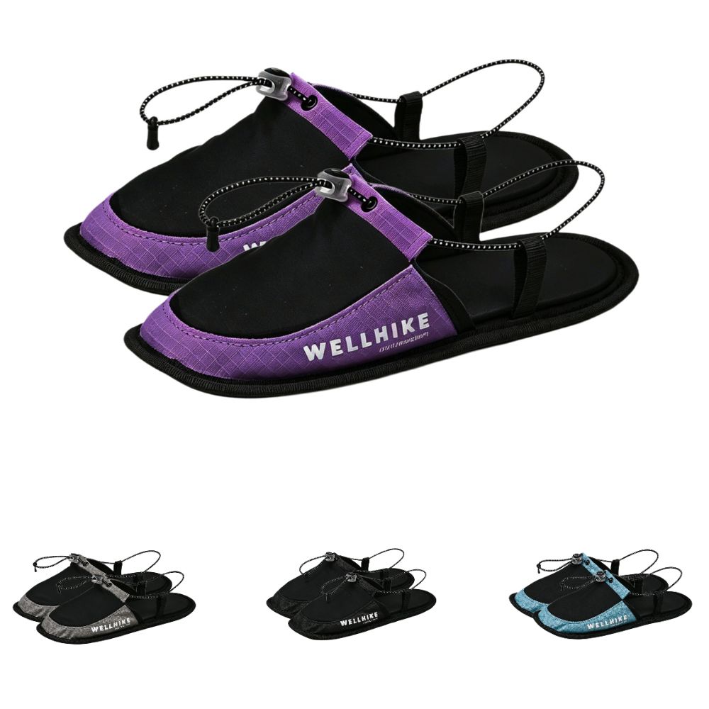 Outdoor Camping Slippers - 1 para antypoślizgowych kapci podróżnych, ultralekkich,