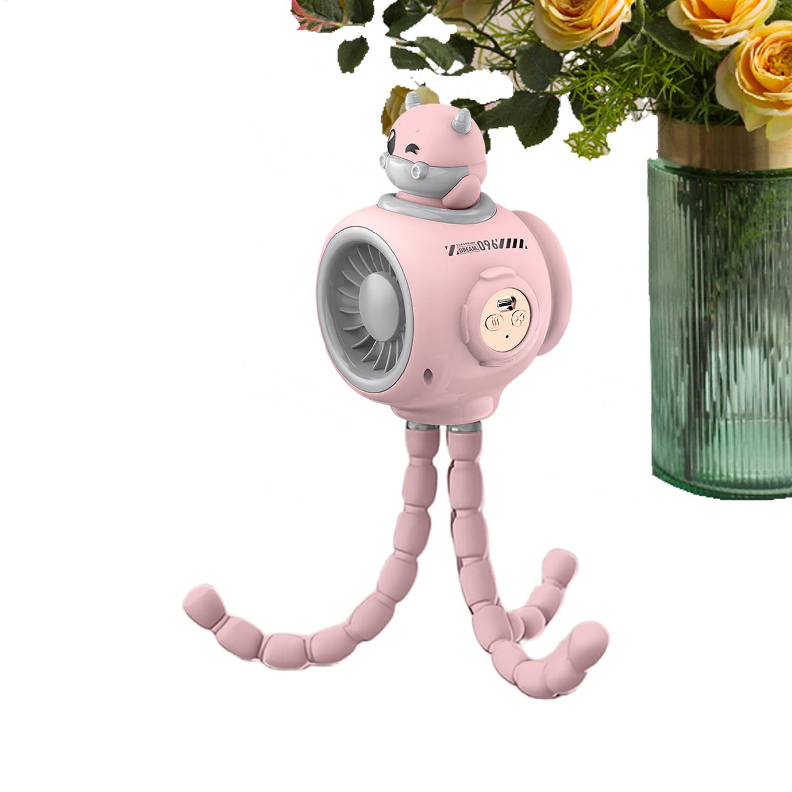 Outdoor Camping Misting Fan - Wentylator do wózka z klipsem, trzy