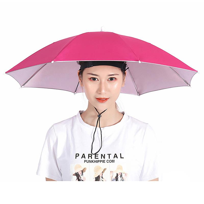 Outdoor Camping Hat - Przenośny kapelusz-parasol wędkarski chroniący przed deszczem