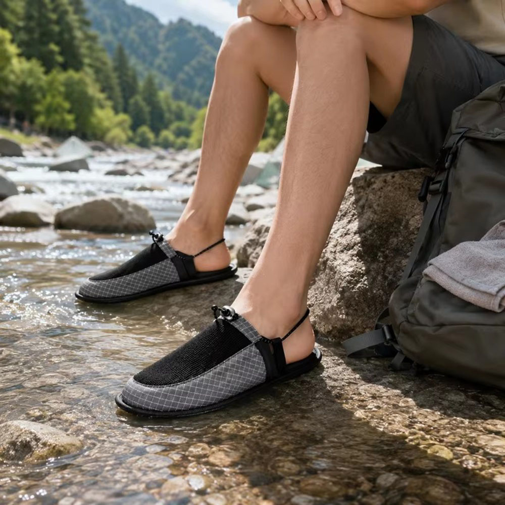 Outdoor Camping Slippers - Składane, szybkoschnące klapki do wody, antypoślizgowe