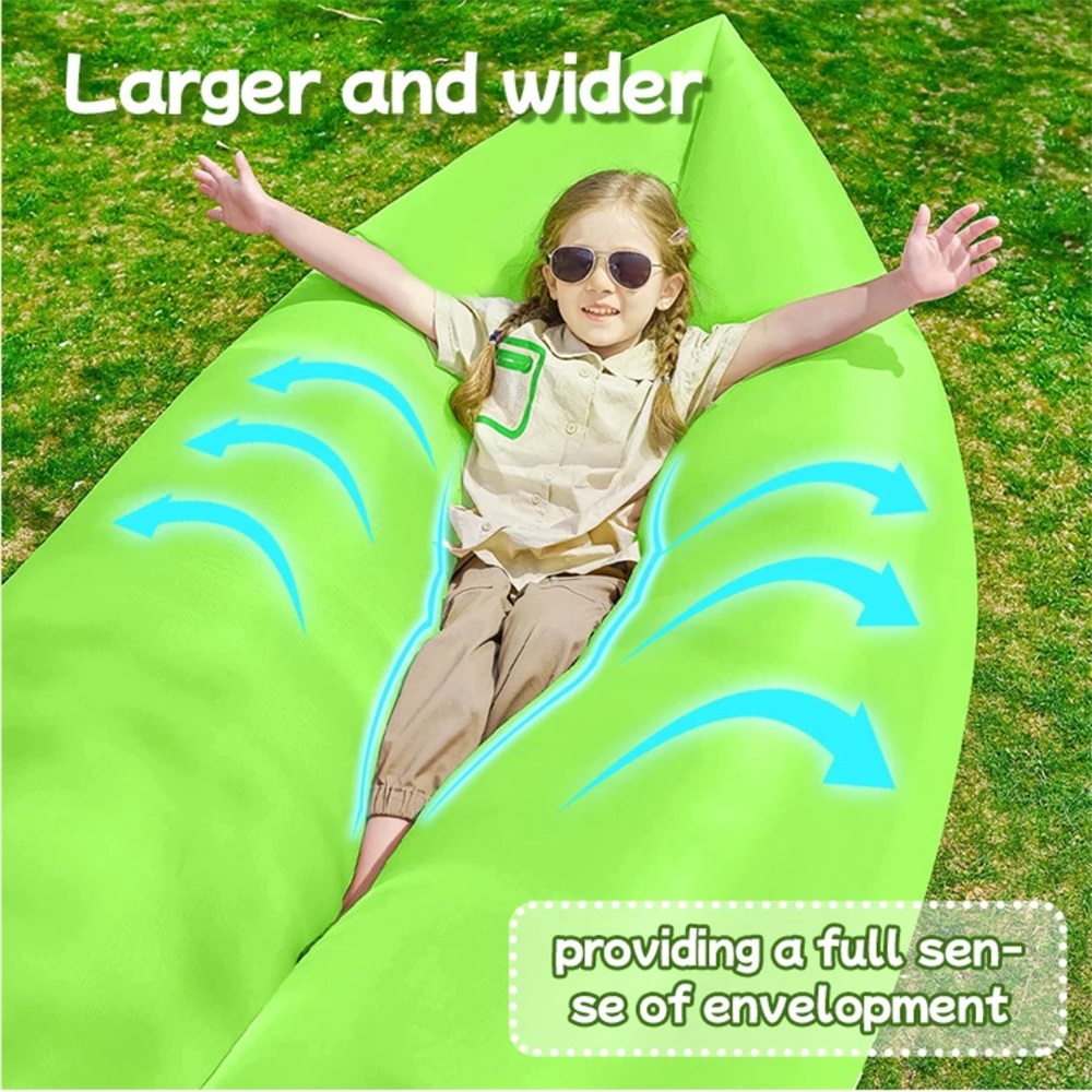 Outdoor Camping Couch - Przenośna sofa dmuchana, wodoodporna, szybko napełniana,