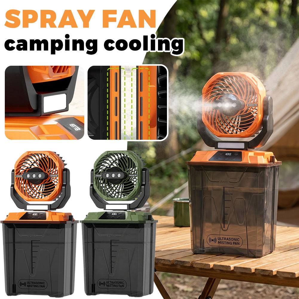 Outdoor Camping Misting Fan - Nowy przenośny wentylator zraszający do użytku