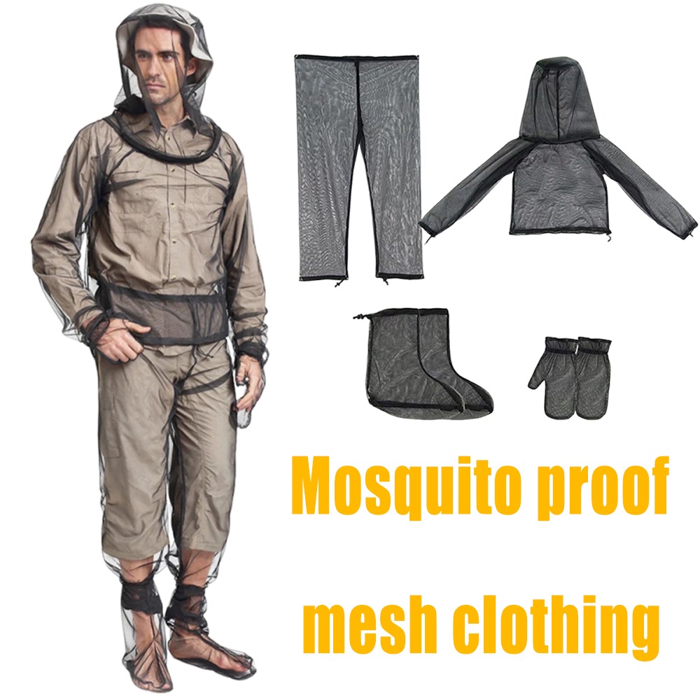 Outdoor Camping Mosquito Net - Kombinezon przeciw komarom na zewnątrz, kurtka