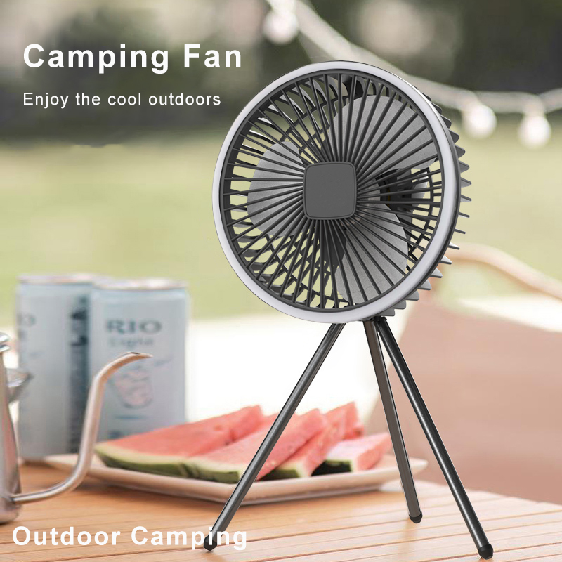 Outdoor Camping Misting Fan - Przenośny wentylator kempingowy 10000mAh 5000mAh USB,