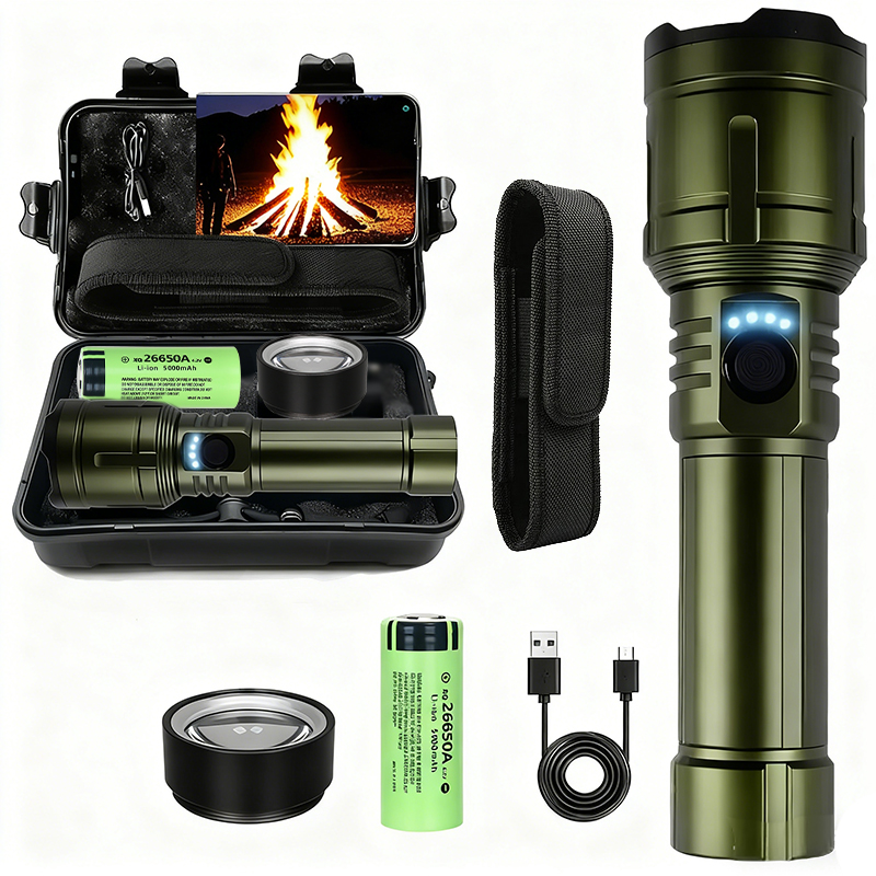 Outdoor Camping Adventure - Ultra Mocna Latarka Skupiająca Światło, Wodoodporna