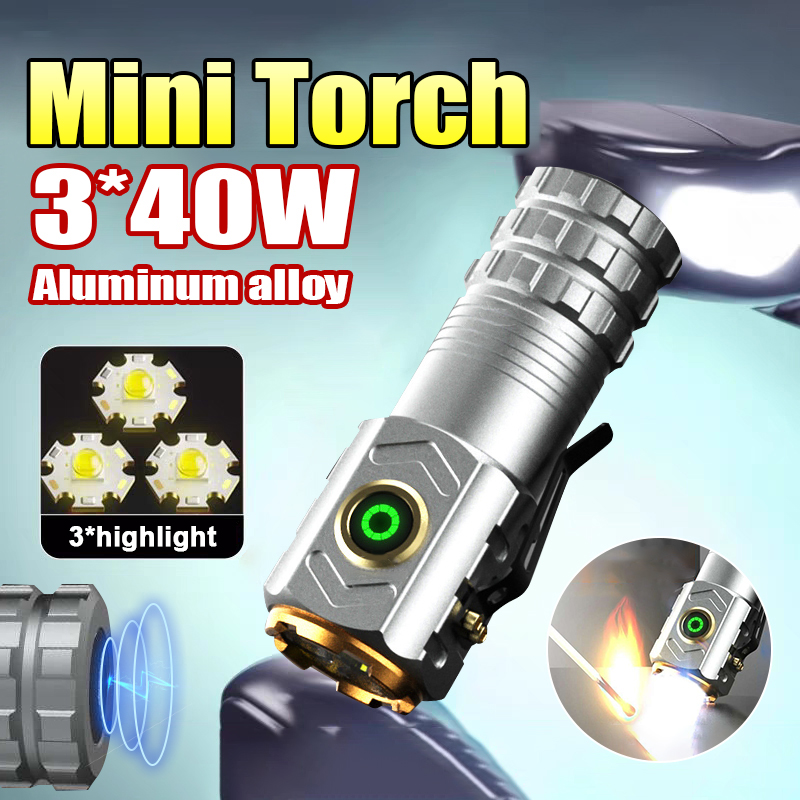 Outdoor Camping Adventure - Super mocny reflektor Latarka zapłonowa Mini