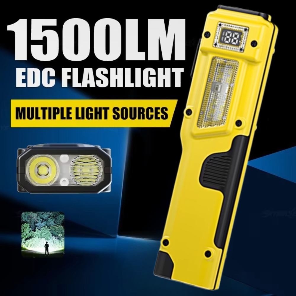 Outdoor Camping Adventure - Ultra-cienka, ładowalna latarka LED EDC z