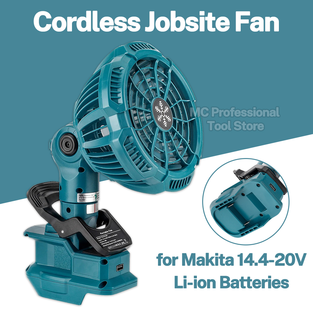 Outdoor Camping Misting Fan - Przenośny wentylator z klipsem do baterii
