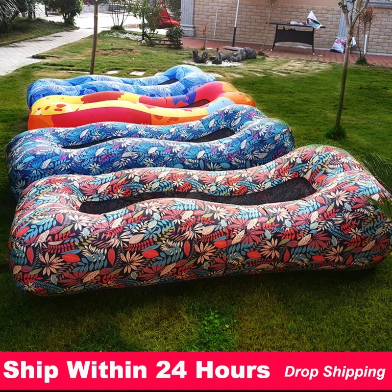 Camp Pillow Compressible - Nadmuchiwana sofa do spania Podwójny materac