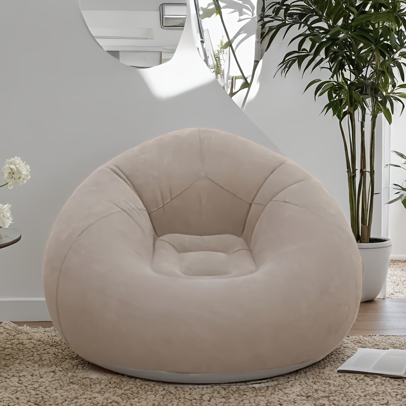 Outdoor Camping Couch - Flocked PVC Nadmuchiwany Sofa Krzesło -