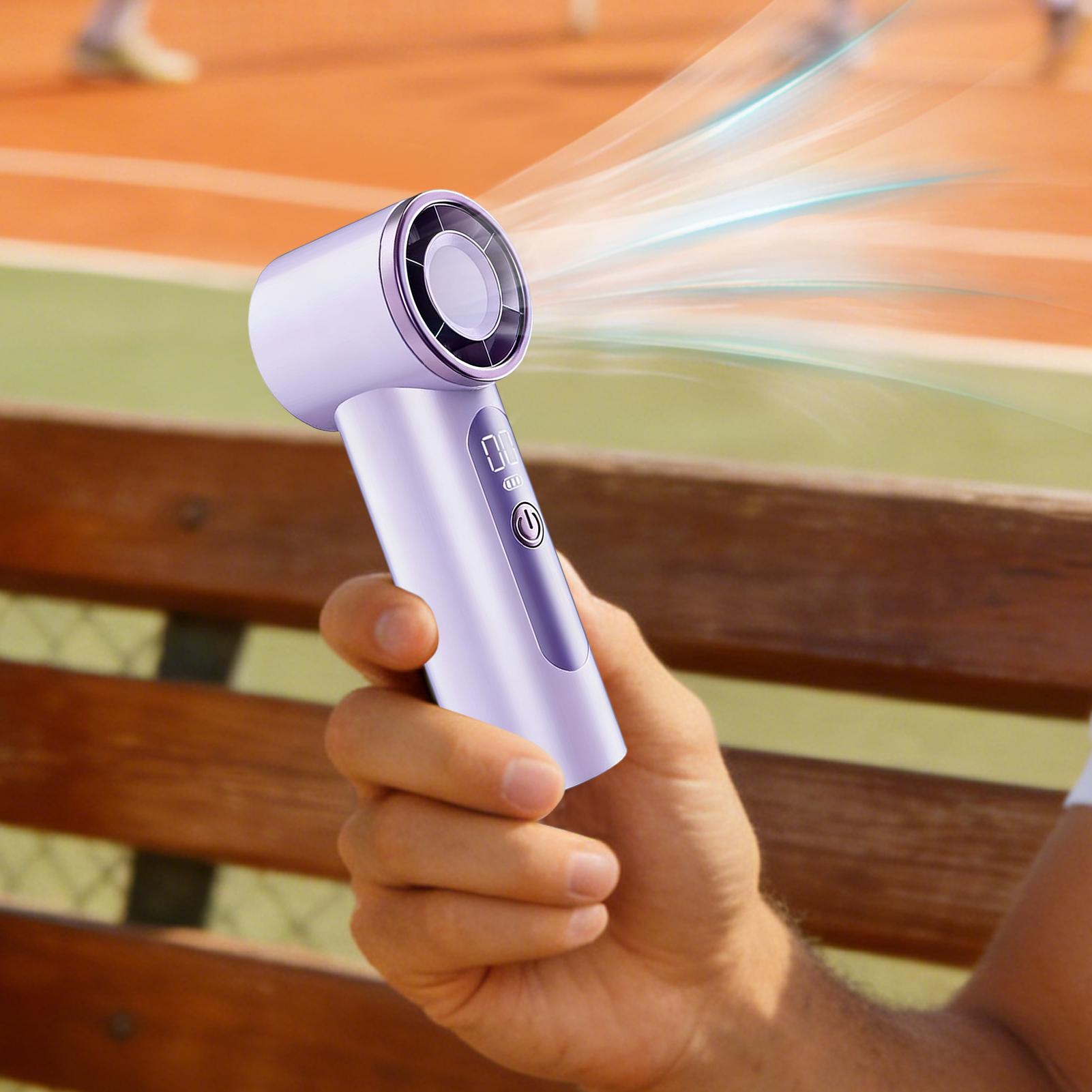 Mini wentylator ręczny ładowan – Outdoor Camping Misting Fan recenzja i cena