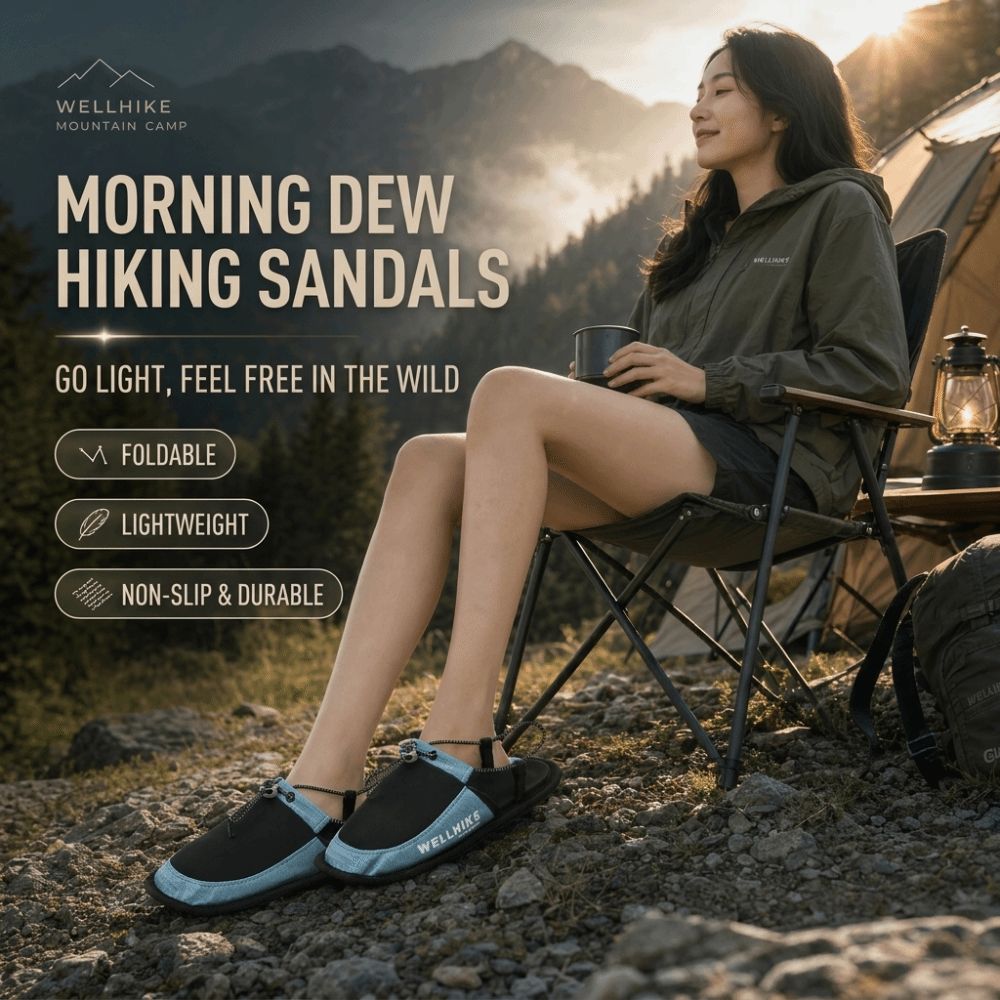 1 Para Antypoślizgowych Kapci  – Outdoor Camping Slippers recenzja i cena