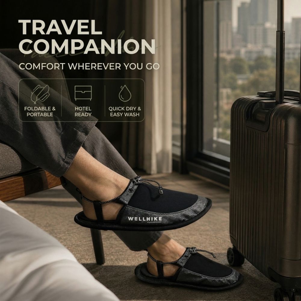 1 Para Antypoślizgowych Kapci  – Outdoor Camping Slippers recenzja i cena