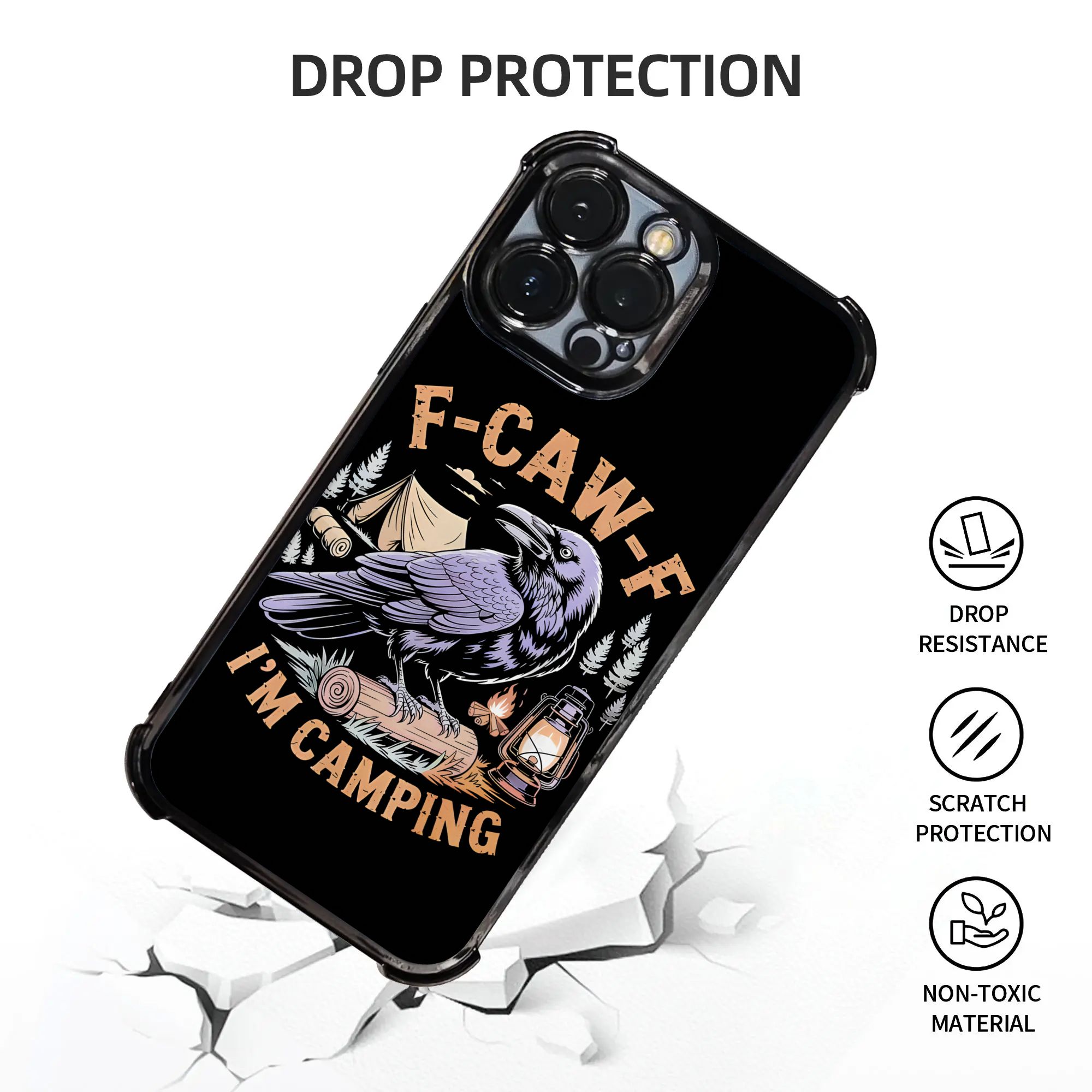 Zabawny pokrowiec na telefon z – Outdoor Camping Adventure recenzja i cena