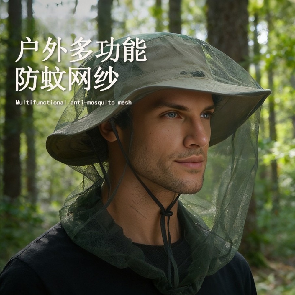 5 szt. Regulowany kapelusz węd – Outdoor Camping Mosquito Net recenzja i cena