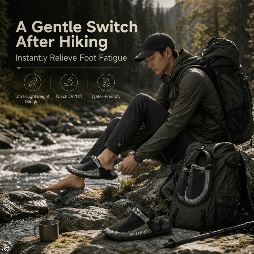 1 para antypoślizgowych kapci  – Outdoor Camping Slippers recenzja i cena