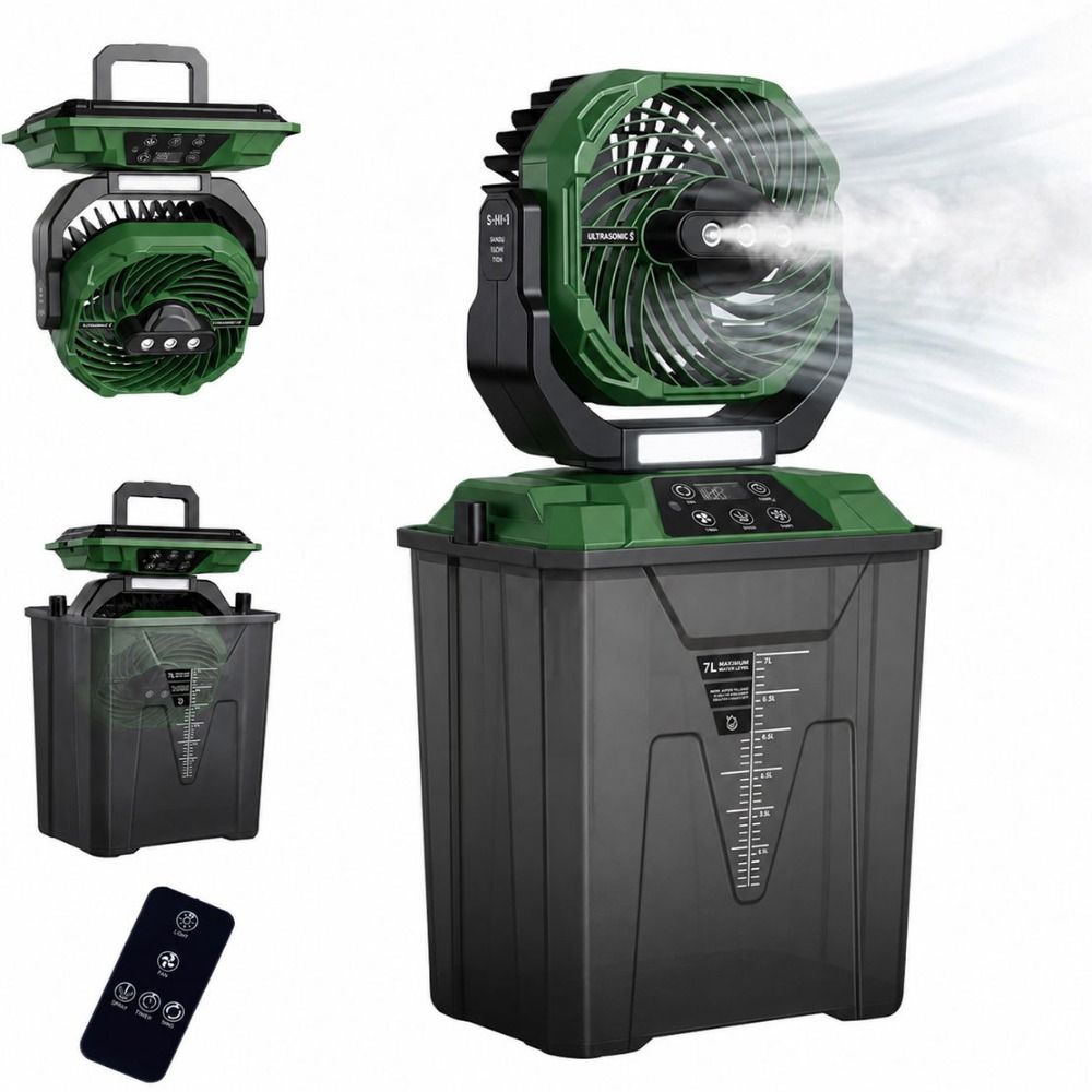 Duży wentylator zraszający do  – Outdoor Camping Misting Fan recenzja i cena