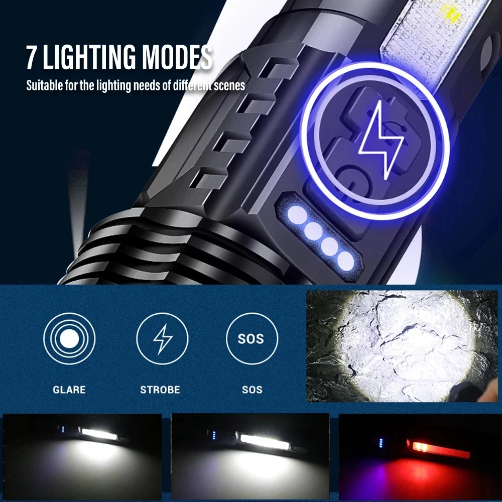 Mocna latarka LED XHP50, wodoo – Outdoor Camping Adventure recenzja i cena