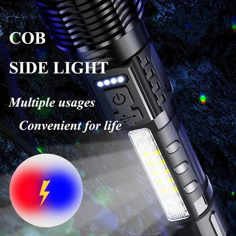 Mocna latarka LED XHP50, wodoo – Outdoor Camping Adventure recenzja i cena