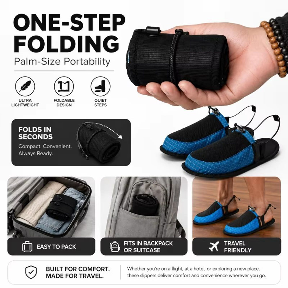 Składane, szybkoschnące klapki – Outdoor Camping Slippers recenzja i cena