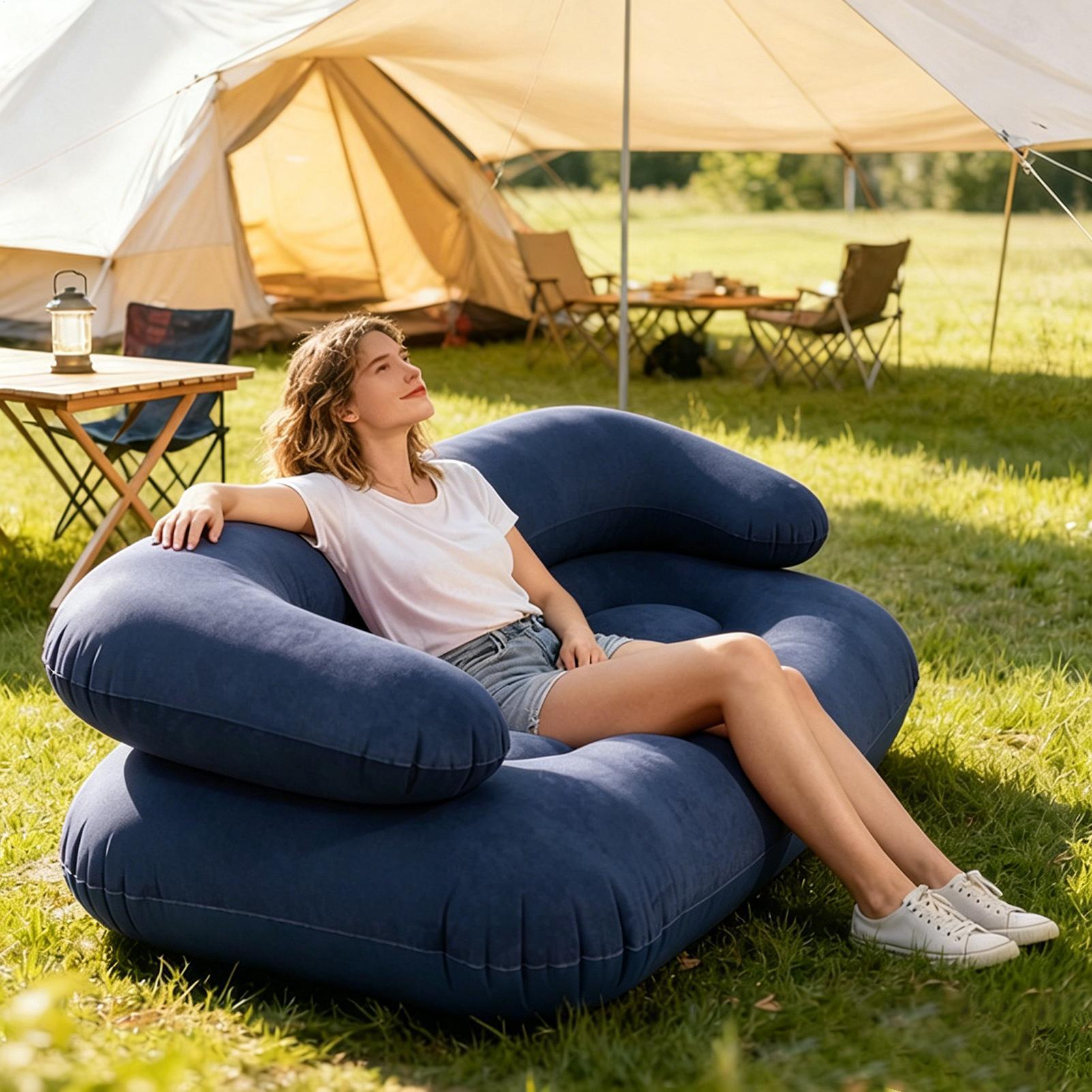 Dwuosobowa dmuchana sofa, wytr – Outdoor Camping Couch recenzja i cena