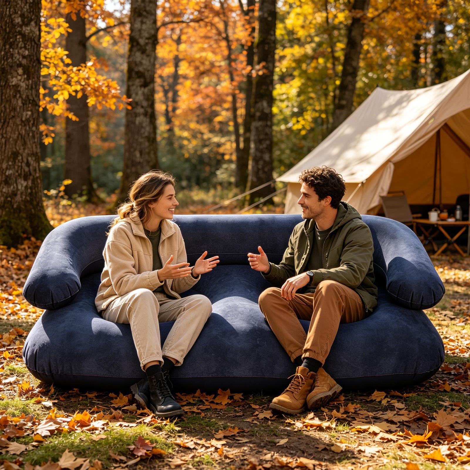 Dwuosobowa dmuchana sofa, wytr – Outdoor Camping Couch recenzja i cena