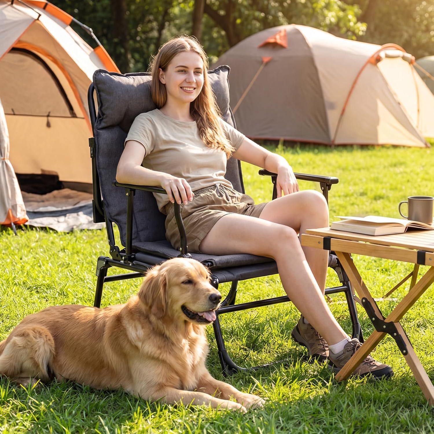 Składany zestaw leżaków ogrodo – Outdoor Camping Cot recenzja i cena