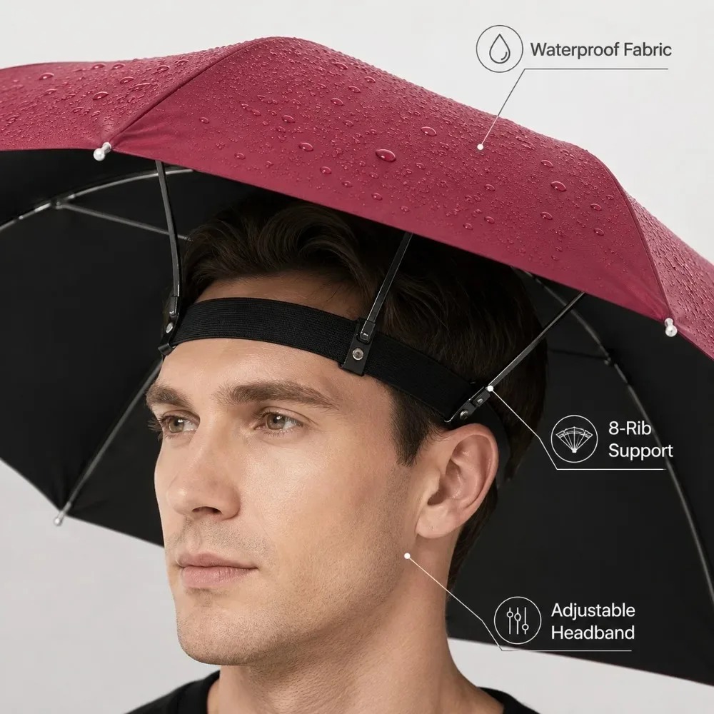 Składany kapelusz-parasol z os – Outdoor Camping Hat recenzja i cena