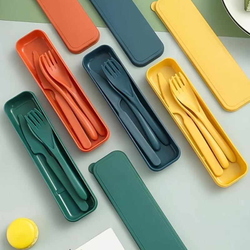 Zestaw sztućców ze słomy pszen – Camp Utensil Set recenzja i cena