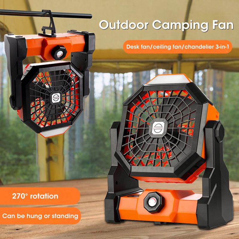 Wentylator kempingowy 10000 mA – Outdoor Camping Misting Fan recenzja i cena