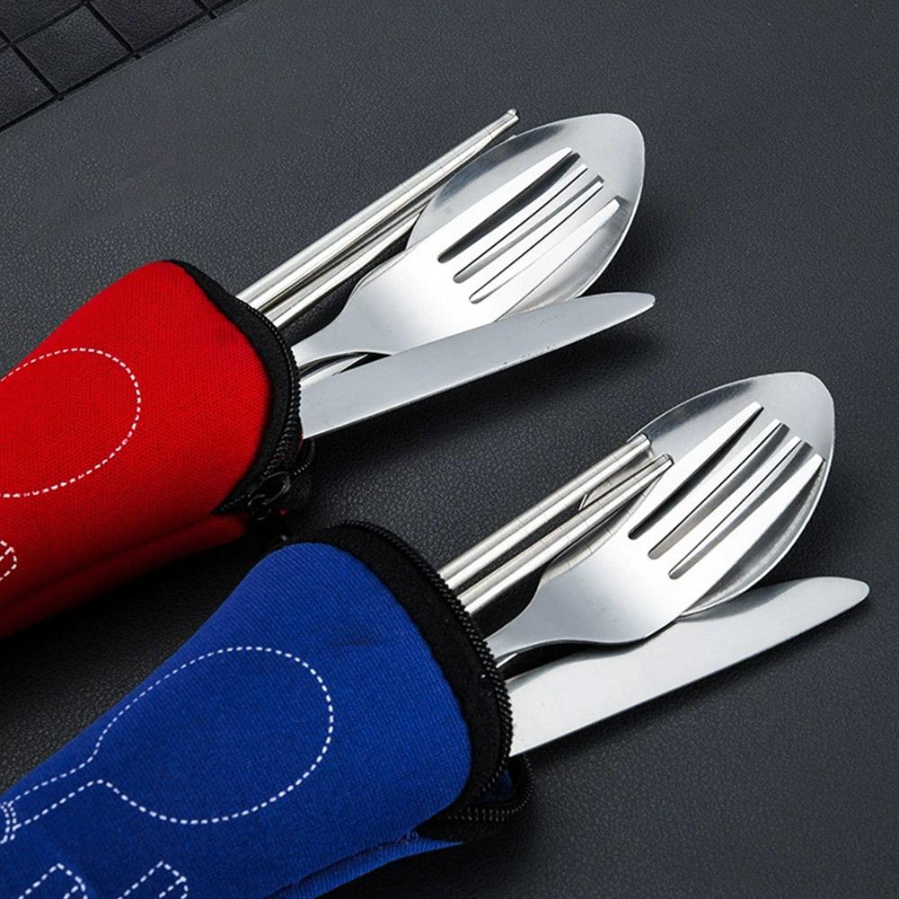 Zestaw piknikowy z naczyniami, – Camp Utensil Set recenzja i cena