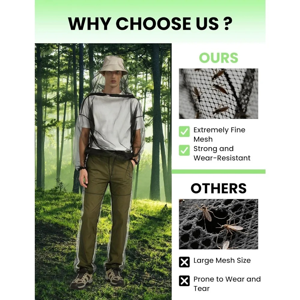 Kombinezon przeciw komarom na  – Outdoor Camping Mosquito Net recenzja i cena