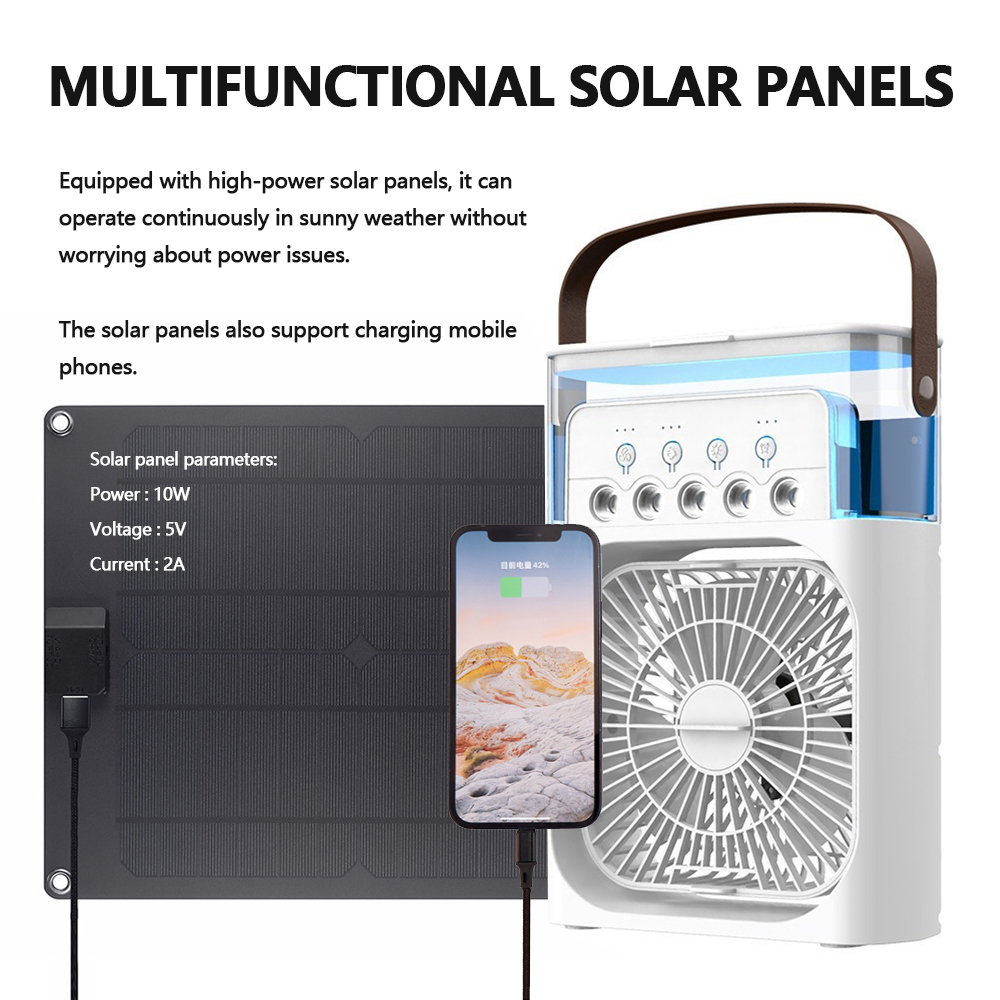 Wentylator 3 w 1 z funkcją kli – Outdoor Camping Misting Fan recenzja i cena