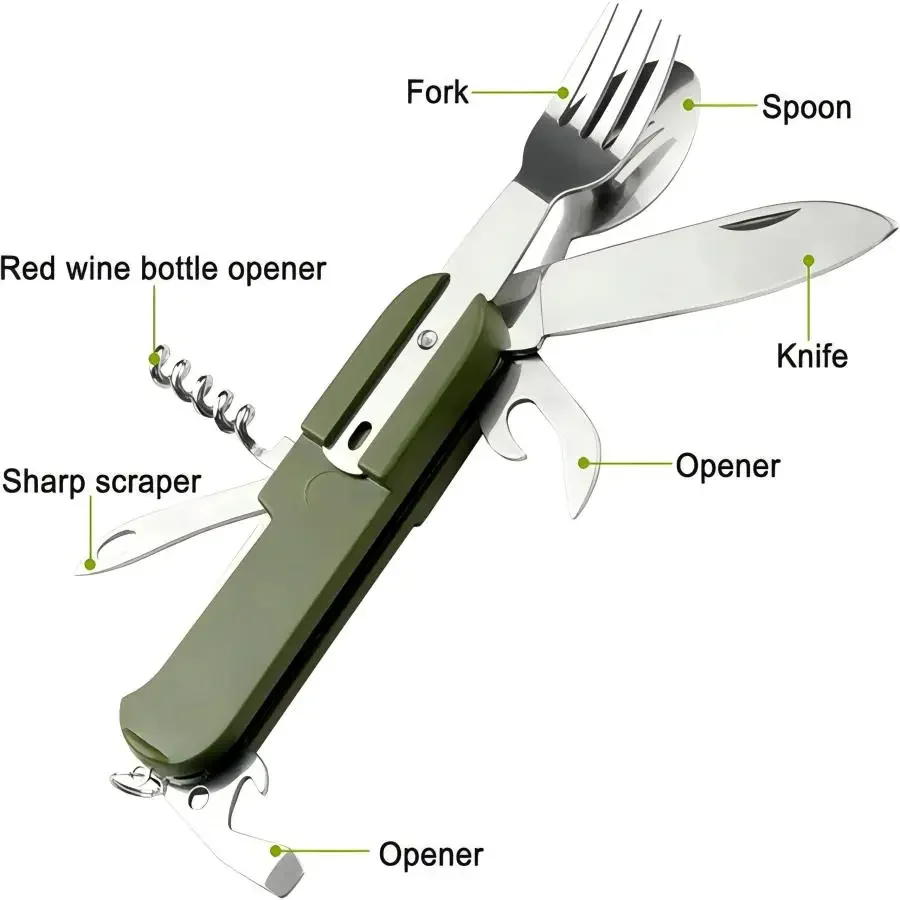 Zestaw Kempingowy 5-w-1 ze Sta – Camp Utensil Set recenzja i cena
