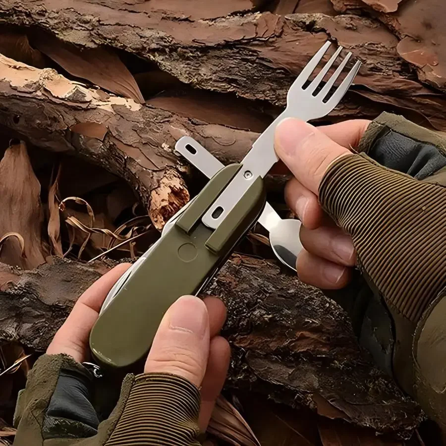 Zestaw Kempingowy 5-w-1 ze Sta – Camp Utensil Set recenzja i cena