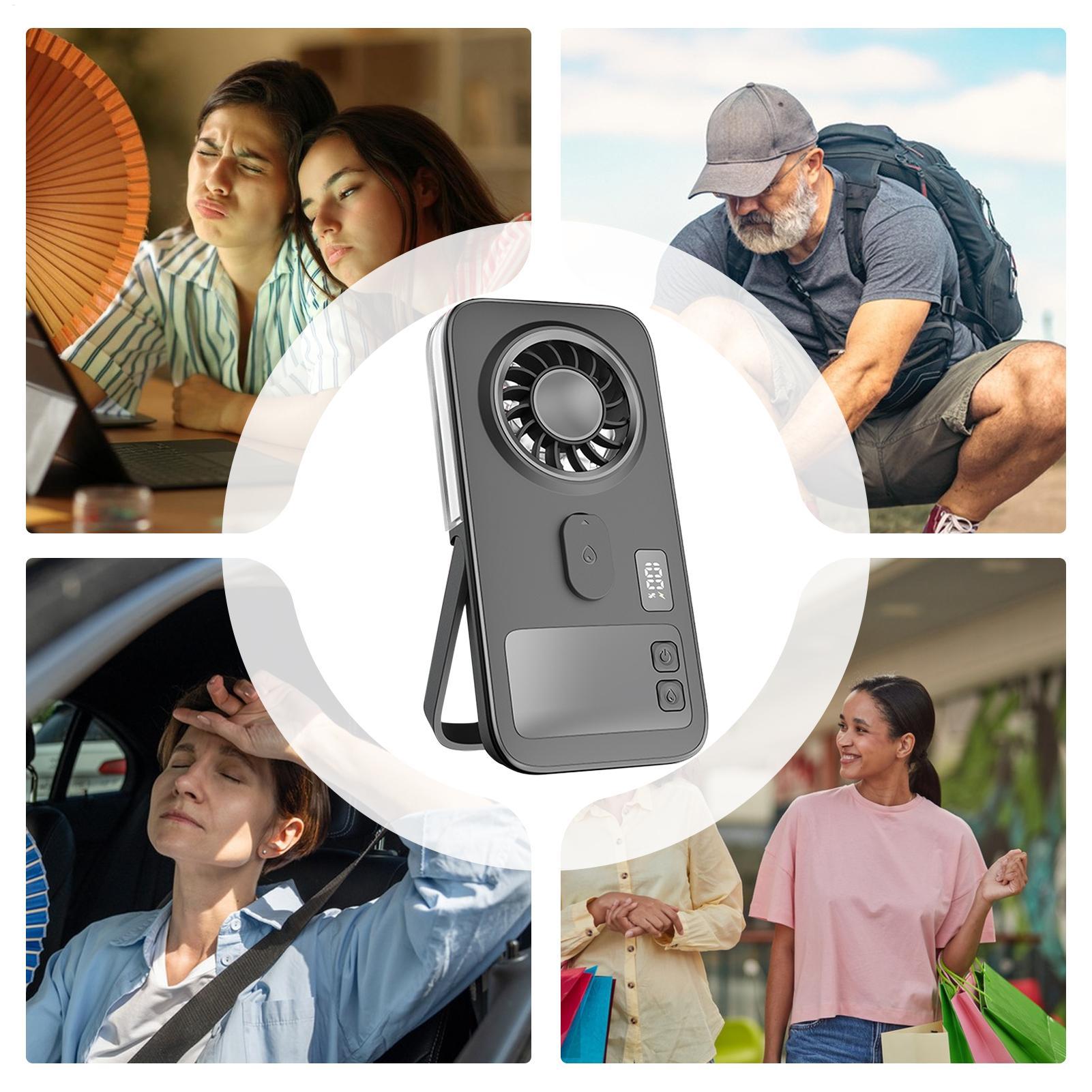 Wentylator z funkcją mgiełki,  – Outdoor Camping Misting Fan recenzja i cena