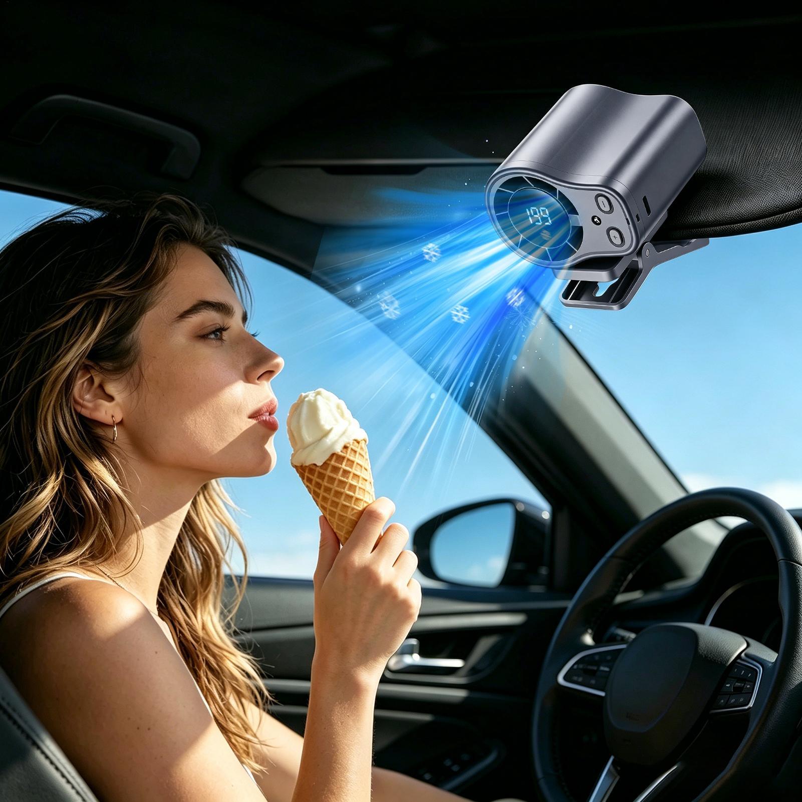 Samochodowy wentylator chłodzą – Outdoor Camping Misting Fan recenzja i cena
