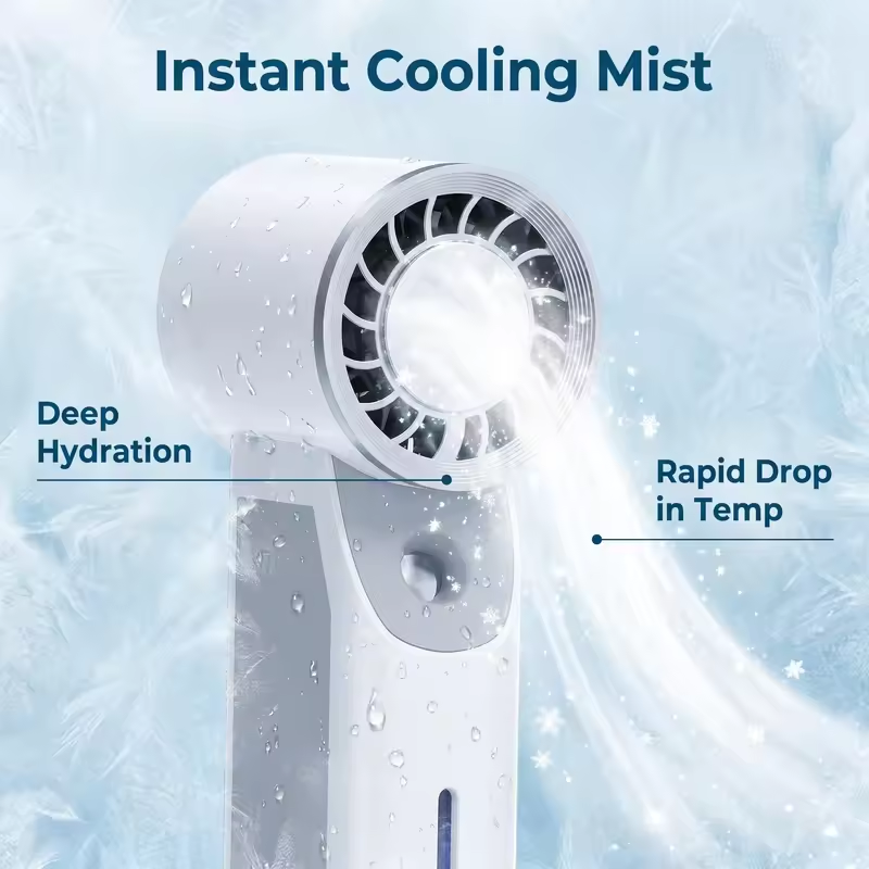 Przenośny wentylator z funkcją – Outdoor Camping Misting Fan recenzja i cena