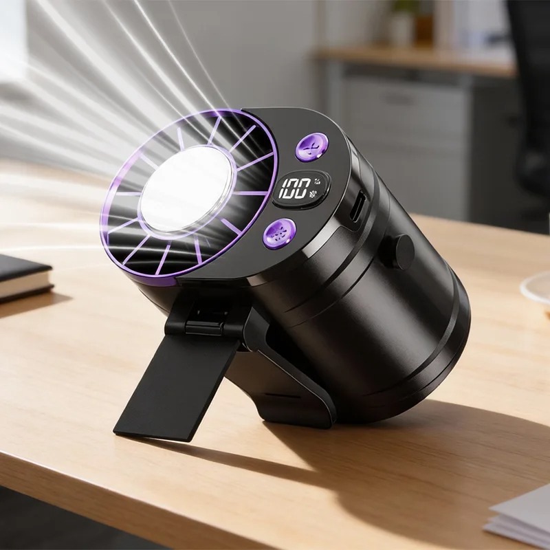 Akumulatorowy przenośny wentyl – Outdoor Camping Misting Fan recenzja i cena