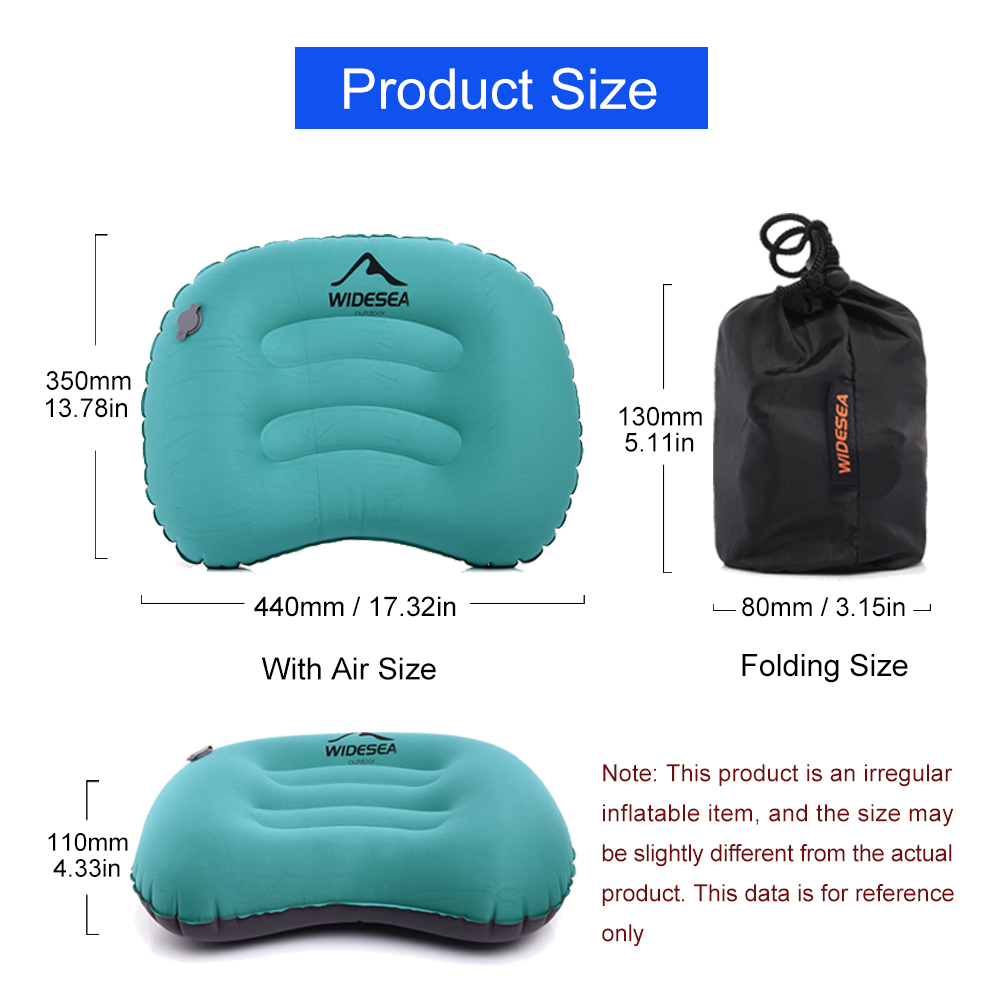 Portable nadmuchiwana poduszka – Camp Pillow Compressible recenzja i cena
