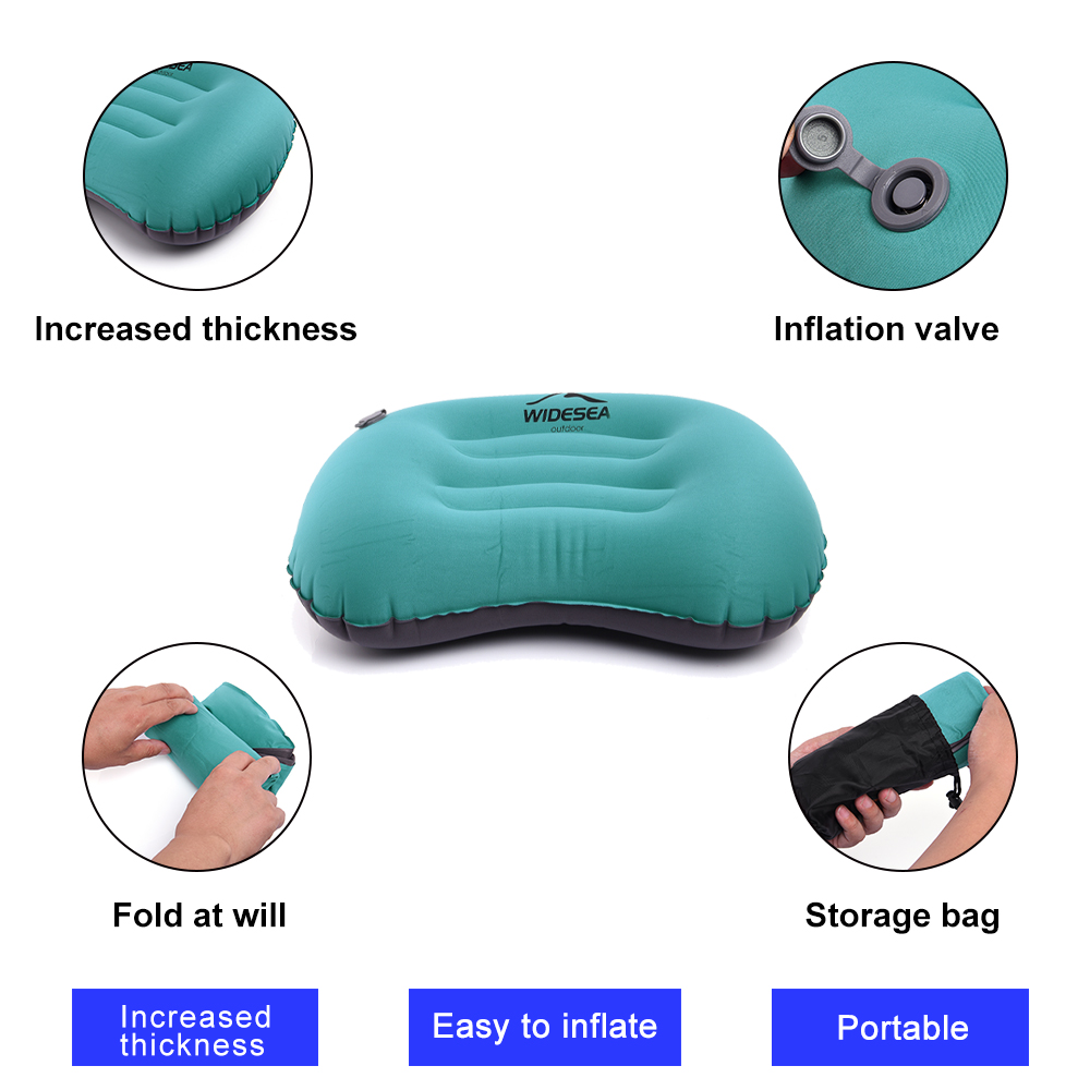 Portable nadmuchiwana poduszka – Camp Pillow Compressible recenzja i cena