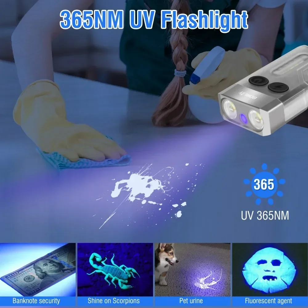Latarka brelok BORUiT V10 UV L – Outdoor Camping Adventure recenzja i cena