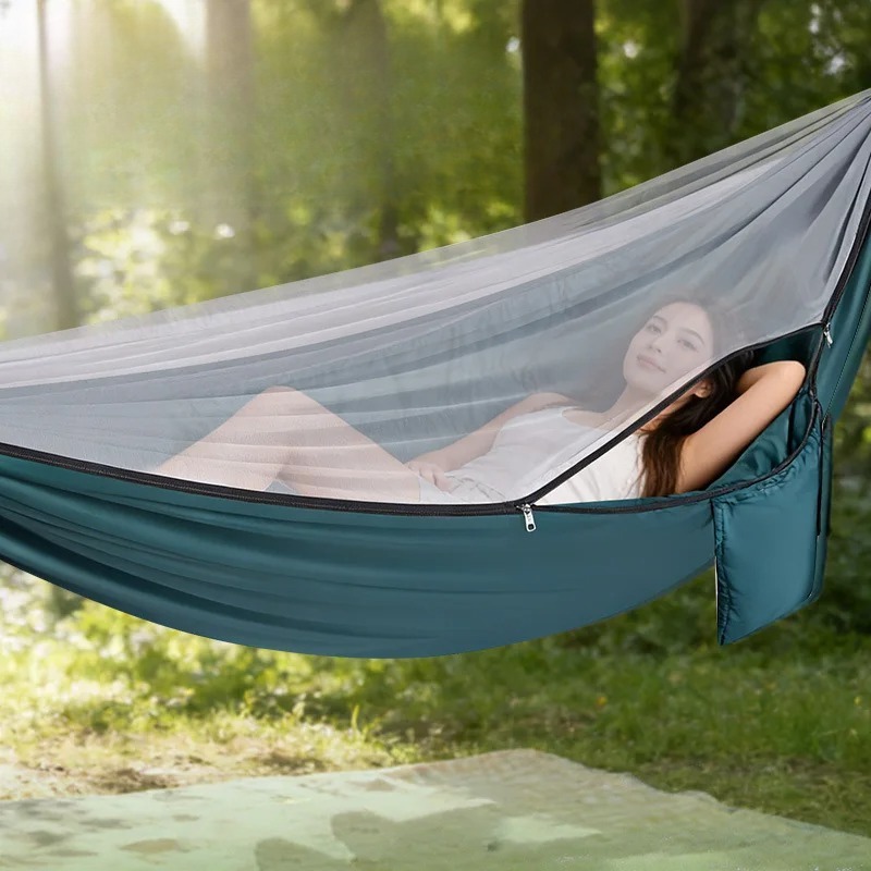Lekki hamak kempingowy z moski – Outdoor Camping Mosquito Net recenzja i cena