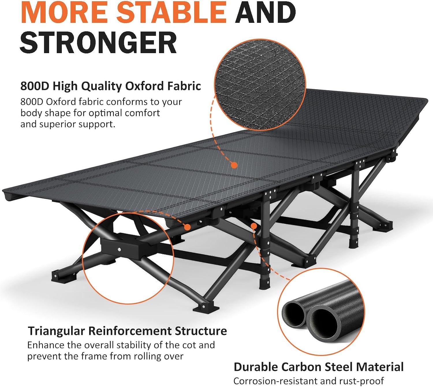 Łóżko Kempingowe Dla Dorosłych – Outdoor Camping Cot recenzja i cena