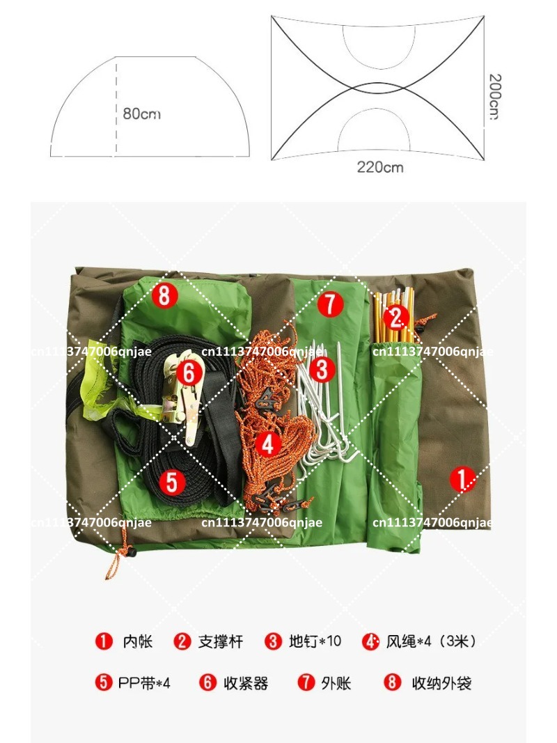 Zielona Przenośna Siatka na Dr – Outdoor Camping Mosquito Net recenzja i cena