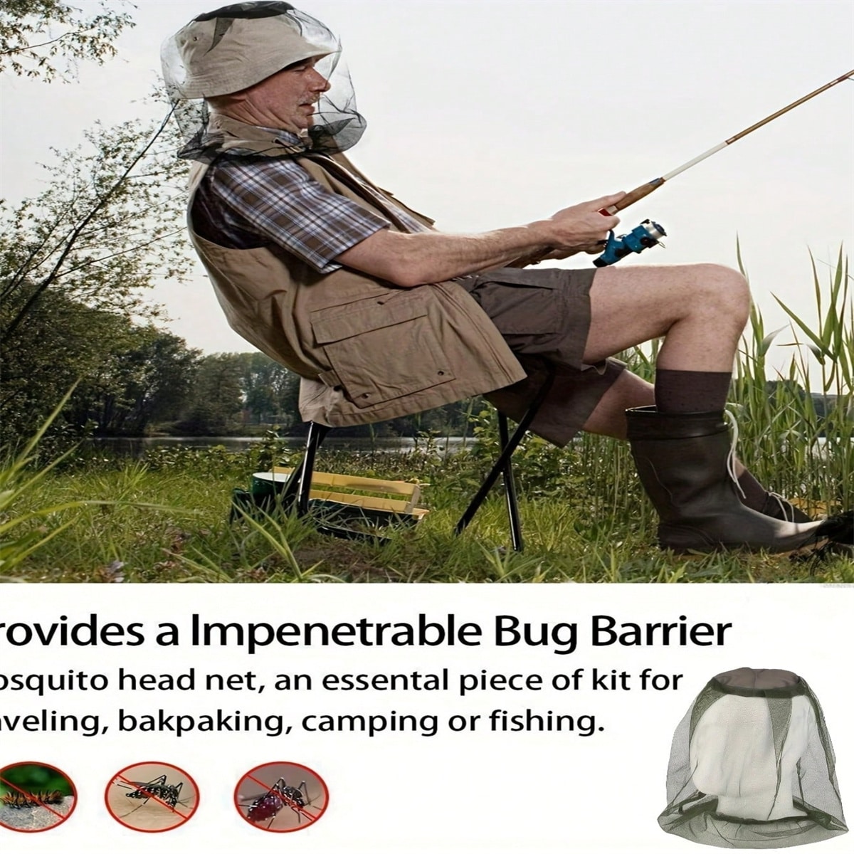 2 szt. Czapka z siatką na kemp – Outdoor Camping Hat recenzja i cena