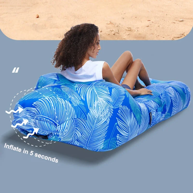 Nadmuchiwana sofa do spania Po – Camp Pillow Compressible recenzja i cena